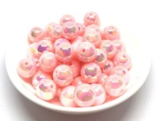 10mm Baby Pink Beads drilled