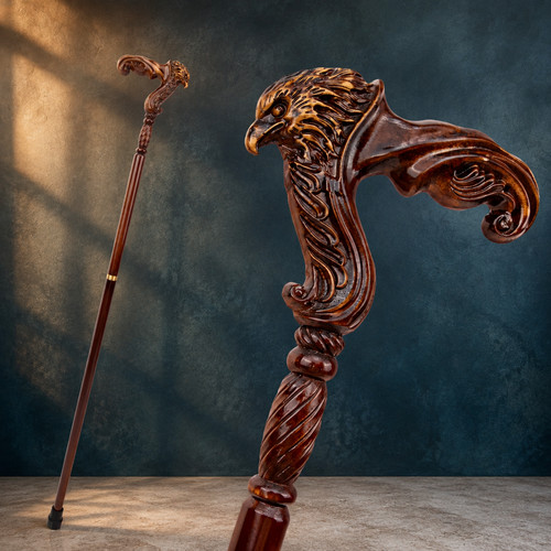 Luxury eagle head walking cane - luxury,