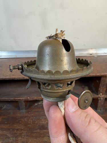 Patented lamp burner antique - patented,
