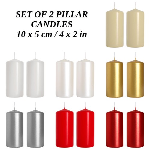 Pillar candles unscented - x,