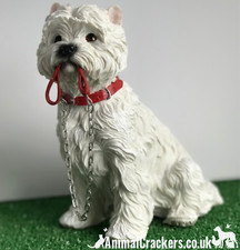Large West Highland Terrier Westie ornament, Leonardo Walkies figurine, boxed