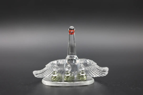 Swarovski crystal swan with - swarovski,