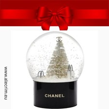 New Chanel Christmas Tree Black Snow Globe Special VIP Gifts 