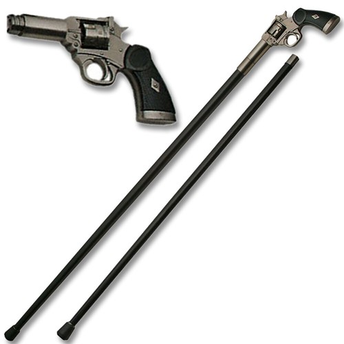 Revolver walking cane staff - cane,