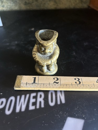 Vintage mini solid brass toby - mini,