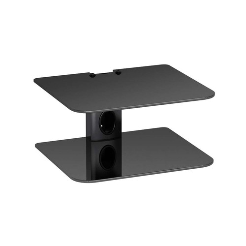 Dvd wall shelf black - black,