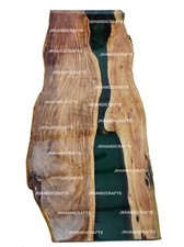Live edge Custom Green Epoxy