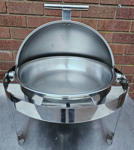 Roll top round chafing - top,