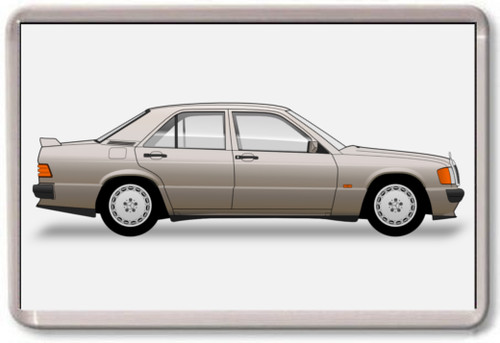 Fridge magnet mercedes w201 - mercedes,