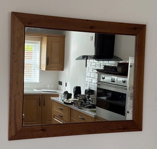 Large wooden framed - large, wall