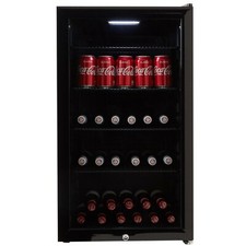 Cookology Under Counter Drinks Fridge 47cm Beer Cooler 105 Cans - Black CBC98BK