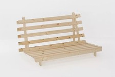 LUXURY FUTON FRAME ONLY SOLID PINE WOOD WOODEN BED CHAIR  2FT6 3FT 4FT 4FT6