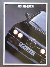 BMW M3 SALOON E30 & M635CSI