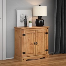 Corona Sideboard 2 Door Cupboard Solid Mexican Pine by Mercers Furniture®