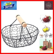 Elegant Metal Wire Egg Basket