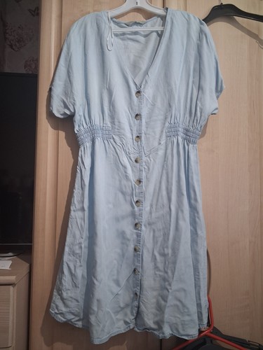 Maternity dress with strechy - with,