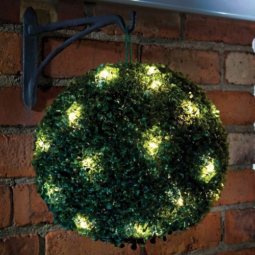 Topiary ball lights 27cm with - topiary,