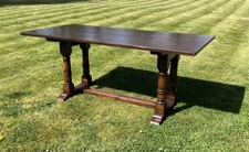 Antique Solid Oak Refectory