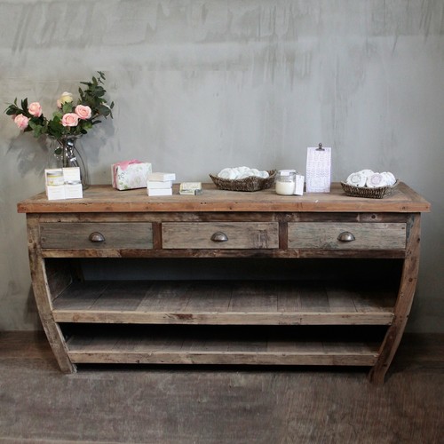 Recycled teak sideboard - teak,
