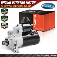 Starter Motor for Audi TT Ford Galaxy VW Bora Golf Seat Skoda 95-10 0001125018