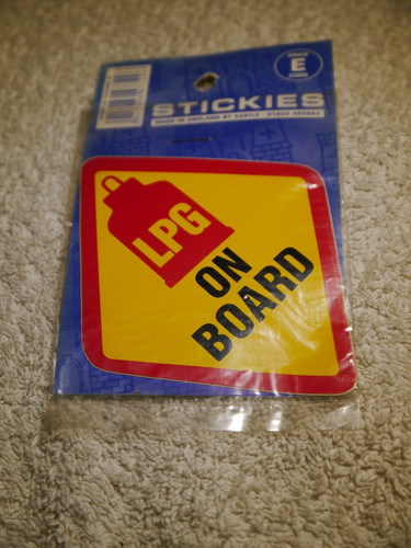 Car sticker lpg board - -,