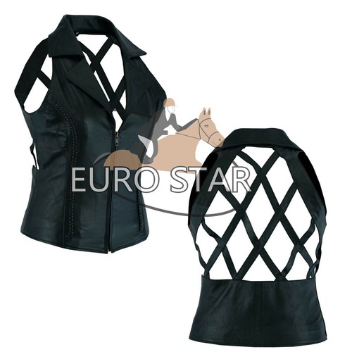 Premium leather waistcoat for - leather,