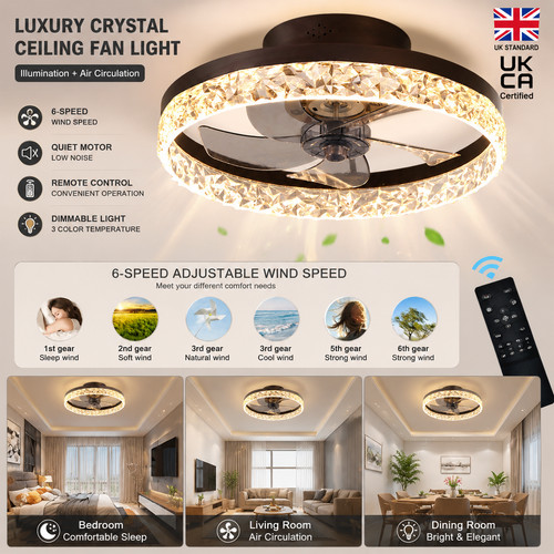 Led ceiling fan light - ceiling,