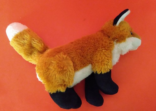Nice plush red fox - red,