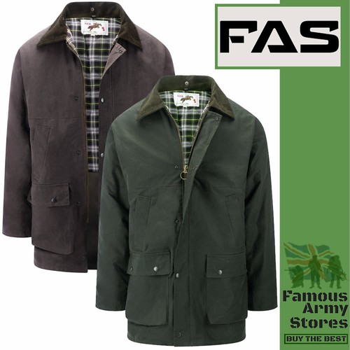Mens wax jacket - jacket, waterproof