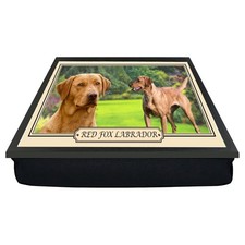 Dog Breed Laptray Cushion Laptop Lap Dinner Tray Gift Jack Russell Labrador