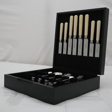 RATTAIL Pattern Mappin & Webb Silver Service 30 Piece Canteen of Cutlery Set