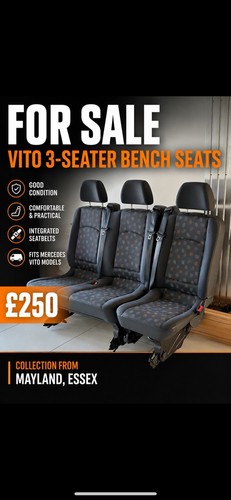 Mercedes vito dualina seats - mercedes,