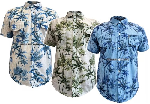 Mens palm tree linen - palm, style