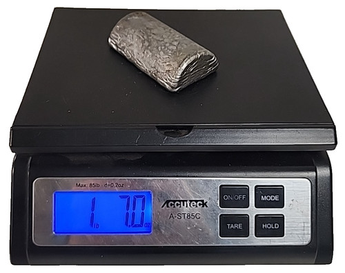 5lbs lead ingots - 1.5lbs,
