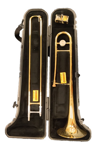 Bach student trombone with - trombone,