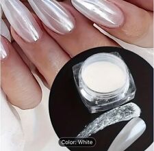 White Pearl Chrome Nail Powder