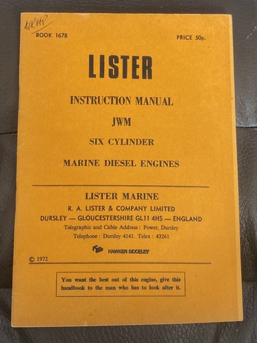 Lister manual jwm six - manual,