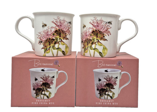 Floral mugs bergamot - mugs, flower