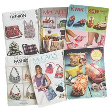 Bag And Accessories Sewing Patterns New Uncut Rucksack Tote Handbag Gloves Hat