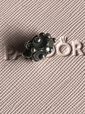 Trollbeads Water Lilies Family Bead Retired 925S