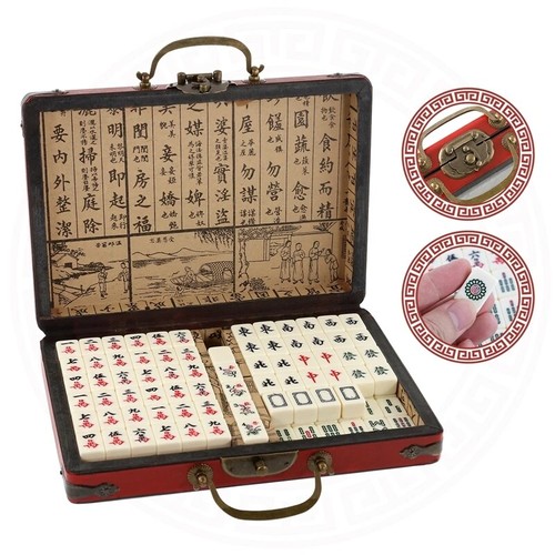 Vintage chinese mahjong - vintage,