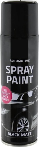Black matt car - matt, spray