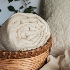 ALPACA WOOL BLANKET THROW