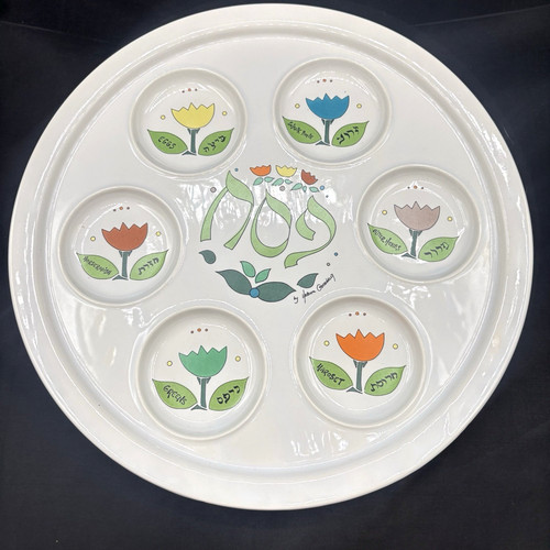 Seder plate ceramic - seder, passover
