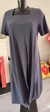 Okishi Grey Cocoon Dress UK 16