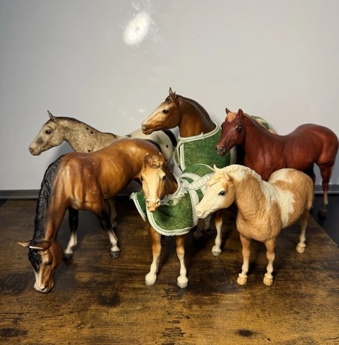 Vintage breyer model horse lot - breyer,