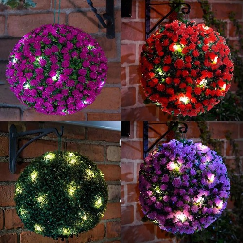 28cm solar powered topiary - powered,