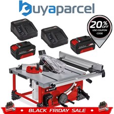 Einhell Cordless Table Saw 210mm Twin 18v 36v TE-TS 36/210 Li PXC - 2 x 4.0ah