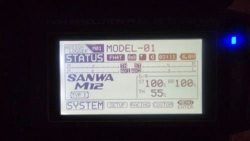 Sanwa m12 radio 4ghz - m12, never