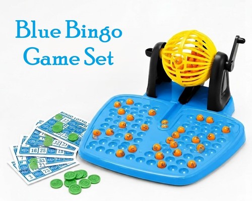 Blue family bingo game - bingo,